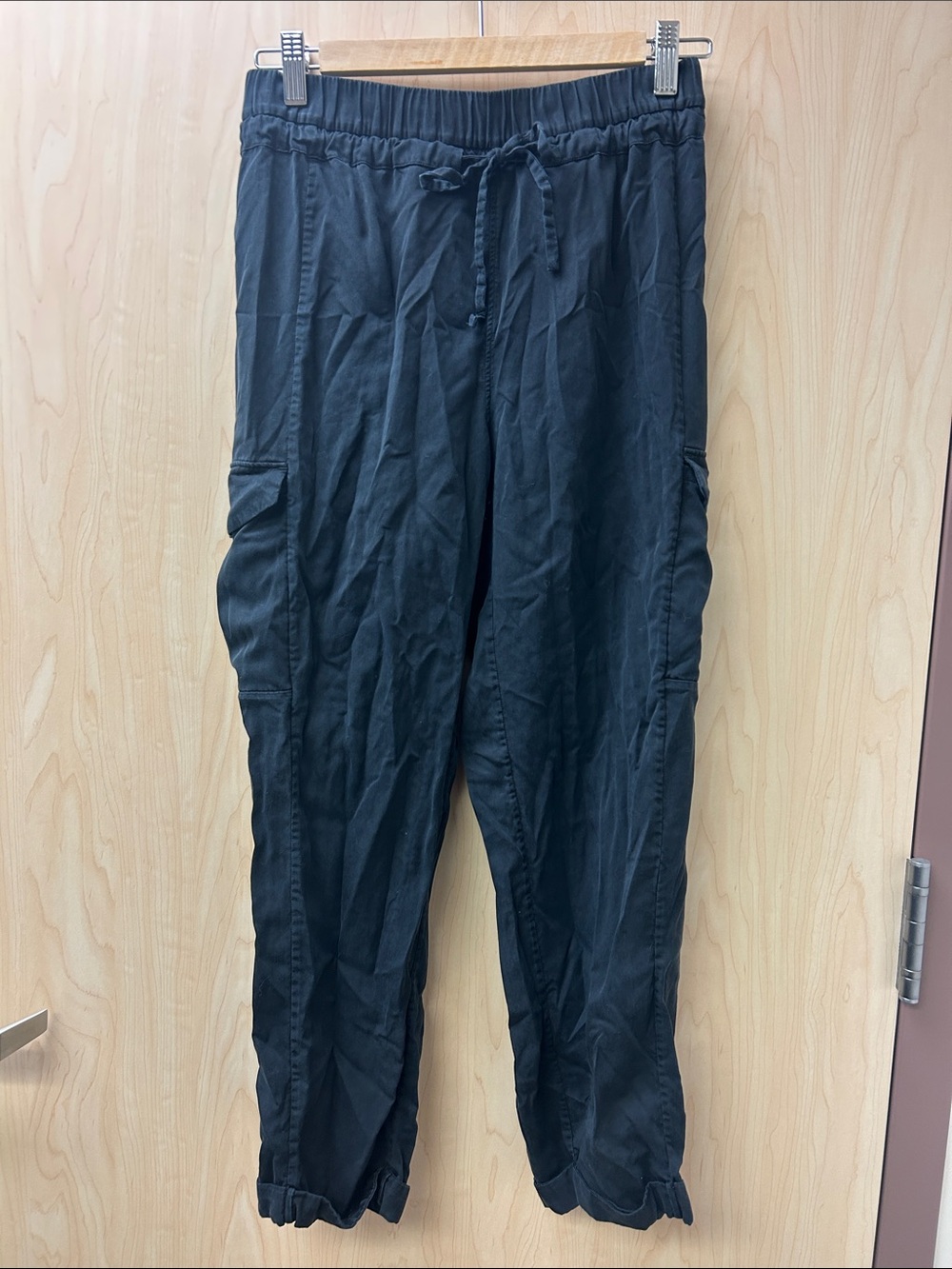 lululemon athletica Black Cargo Jogger Pants with Drawstring